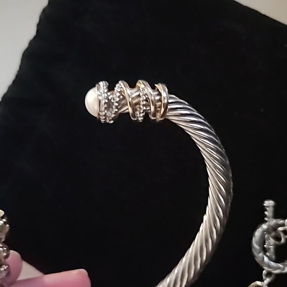 Set of two two-toned bracelets - Picture 2 of 3